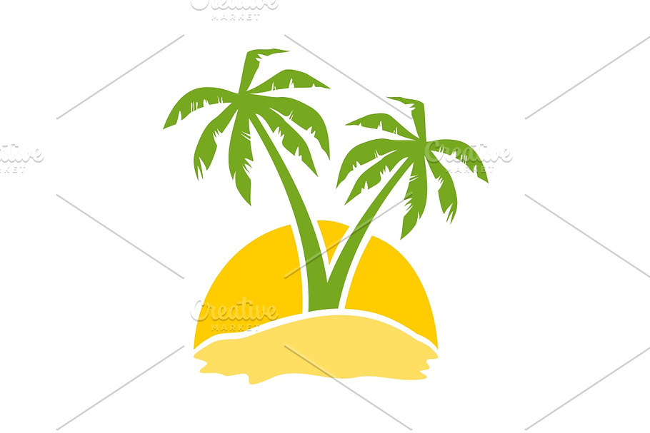 Palm tree in Illustrations - product preview 8