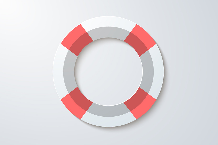Life Saver Vector Icon in Objects - product preview 8