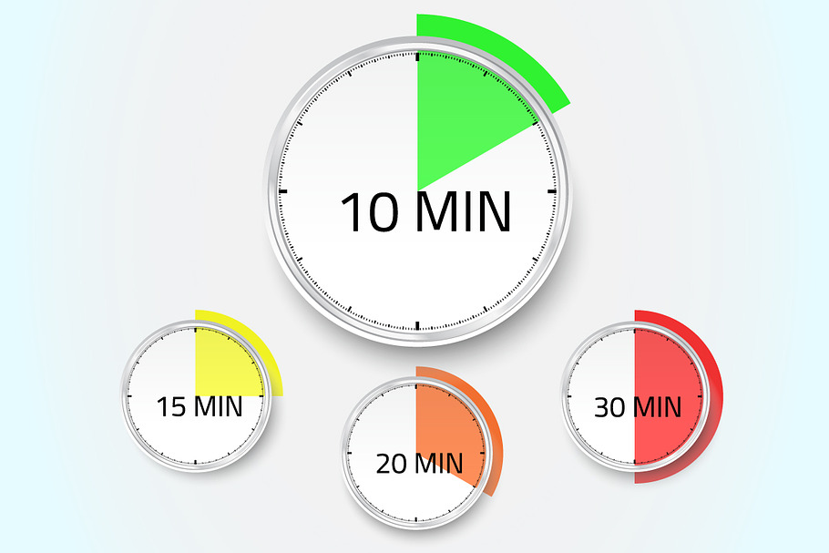 Vector Stopwatch Timer Icon in Objects - product preview 8