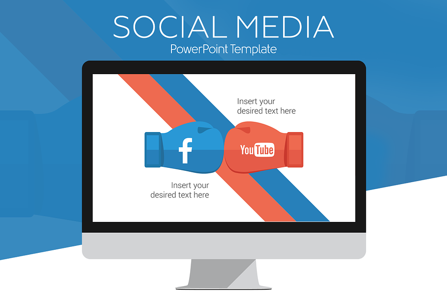 Social Media PowerPoint Infographics in Presentation Templates - product preview 8