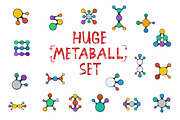 Huge Vector Metaball Set