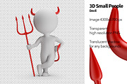 3D Small People - Devil