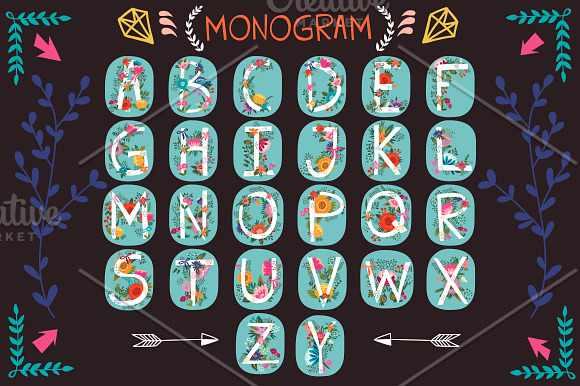 Monograms in Illustrations - product preview 1