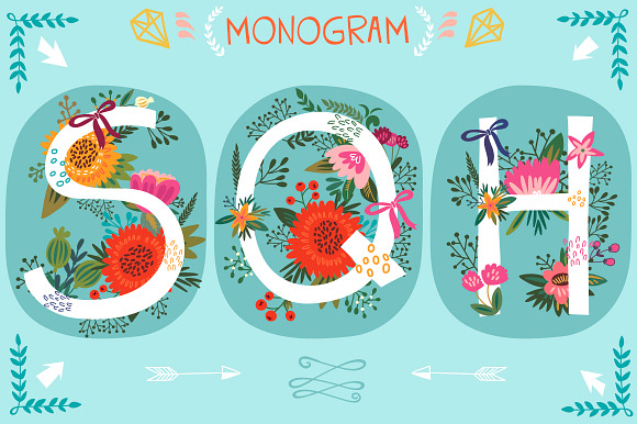 Monograms in Illustrations - product preview 3