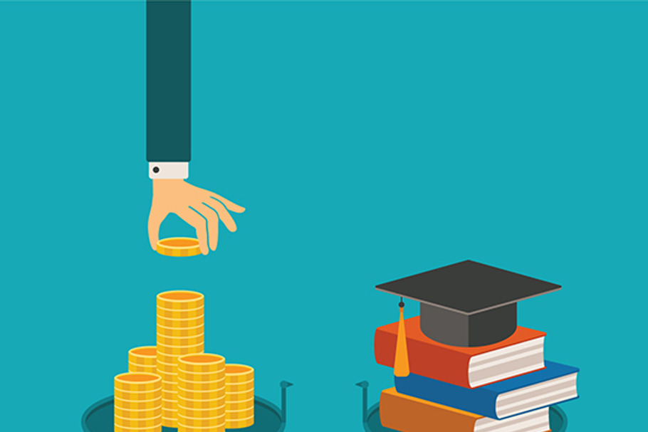 Education investment flat style in Illustrations - product preview 8