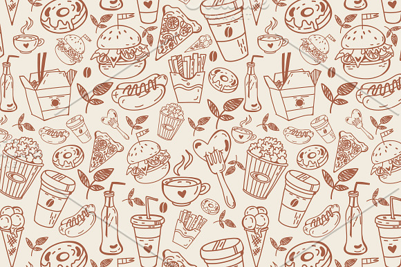 Fast Food in Illustrations - product preview 1