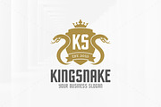 King Of Snake Logo Template