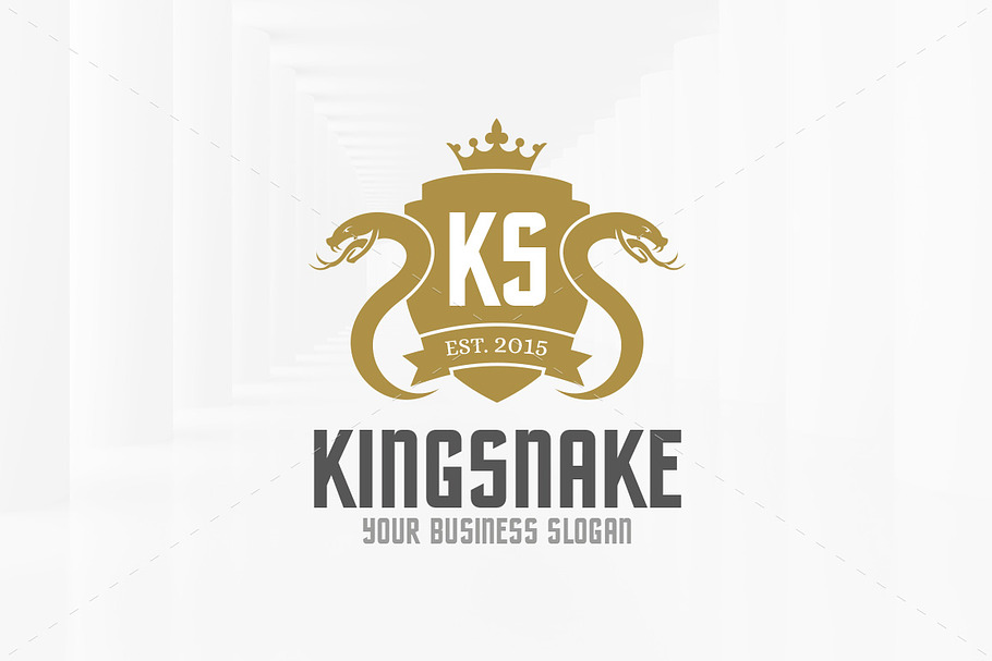 King Of Snake Logo Template in Templates - product preview 8