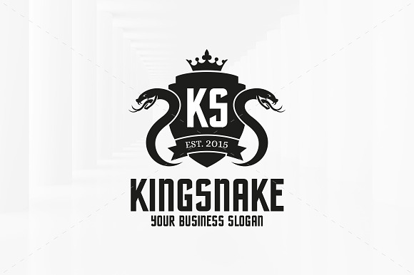 King Of Snake Logo Template in Templates - product preview 1