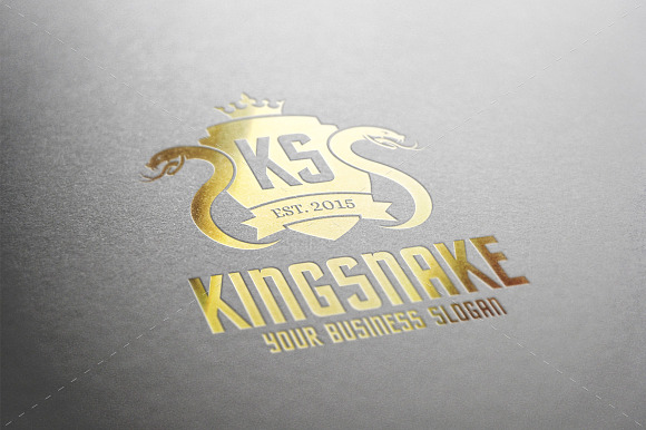 King Of Snake Logo Template in Templates - product preview 2
