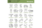 100 military and army icons