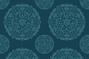 Ornate Mandala seamless pattern