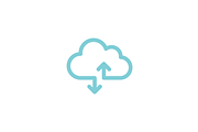 Cloud Transfer Logo Template