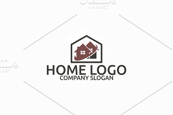 Home Logo in Logo Templates - product preview 1
