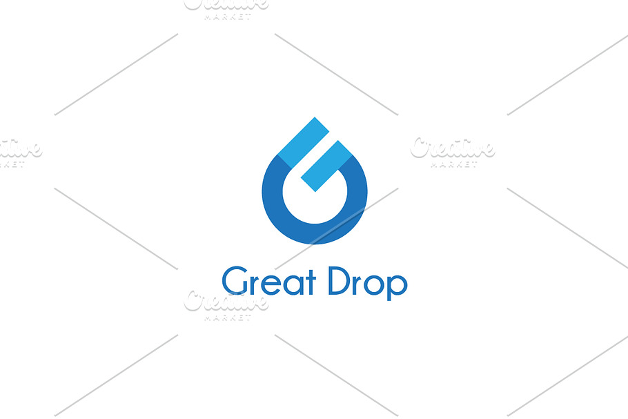 Great Drop - Letter G Logo in Logo Templates - product preview 8