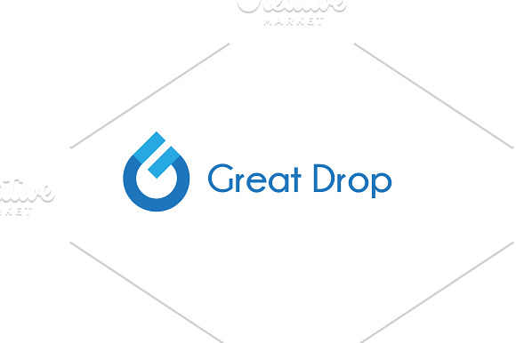 Great Drop - Letter G Logo in Logo Templates - product preview 1