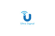 Ultra Signal - Letter U Logo