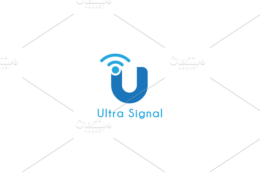 Ultra Signal - Letter U Logo in Logo Templates - product preview 8