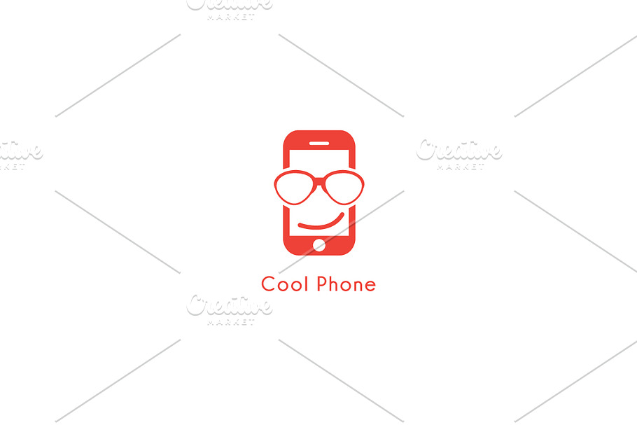 Cool Phone Logo in Logo Templates - product preview 8