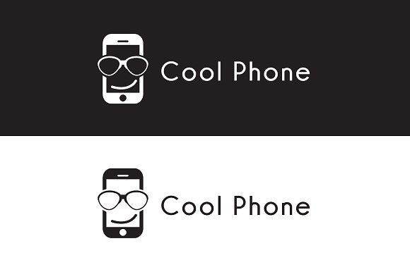 Cool Phone Logo in Logo Templates - product preview 3