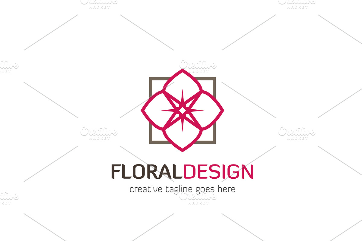 Floral Design Logo in Logo Templates - product preview 8