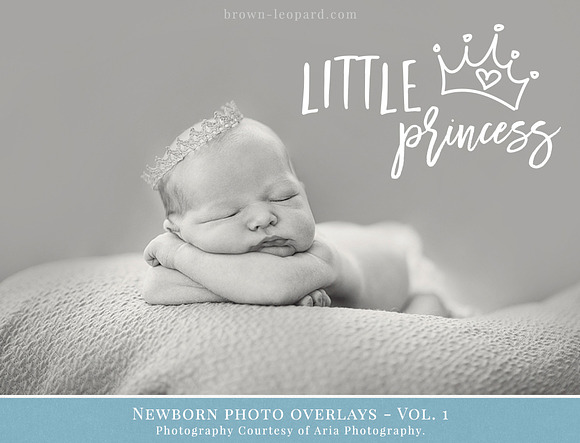 Newborn Photo Overlays vol. 1 in Objects - product preview 3