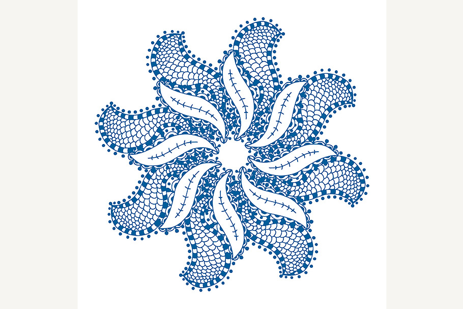 Rosette ornament in Patterns - product preview 8