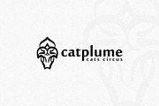 Cat Plume Logo