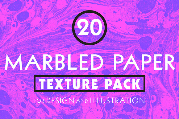 Marbled Paper Texture Pack in Textures - product preview 4