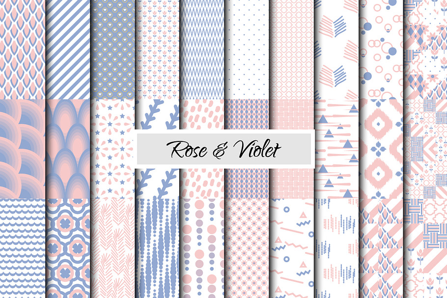 Rose Quartz & Serenity Patterns in Patterns - product preview 8
