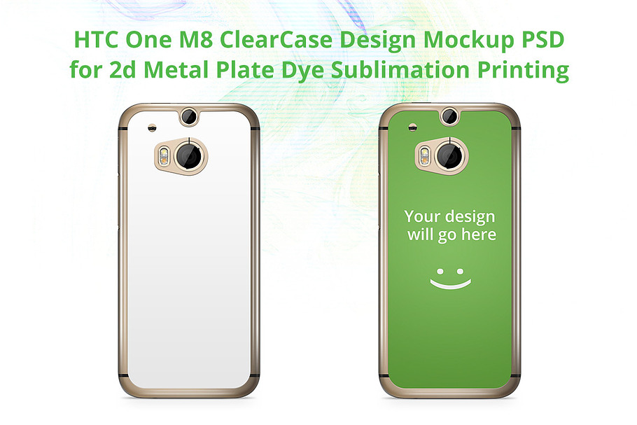 HTC One M8 ClearCase Back Mock-up
