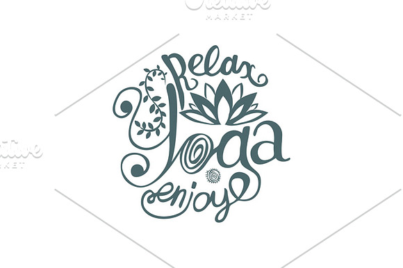 Vector yoga illustration in Graphics - product preview 8