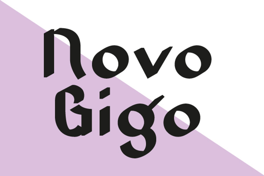 Novo Gigo in Display Fonts - product preview 8