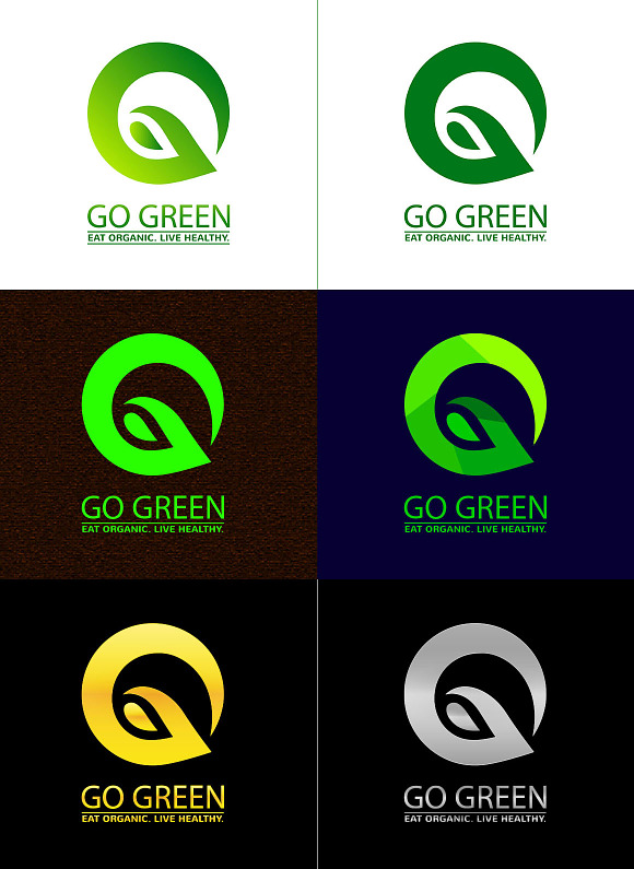 Go Green: Logo in Logo Templates - product preview 6
