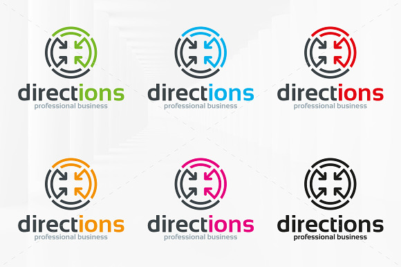 Directions Logo Template in Logo Templates - product preview 1