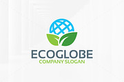 Eco Globe Logo Template
