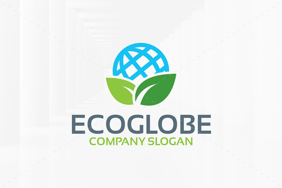 Eco Globe Logo Template in Logo Templates - product preview 8