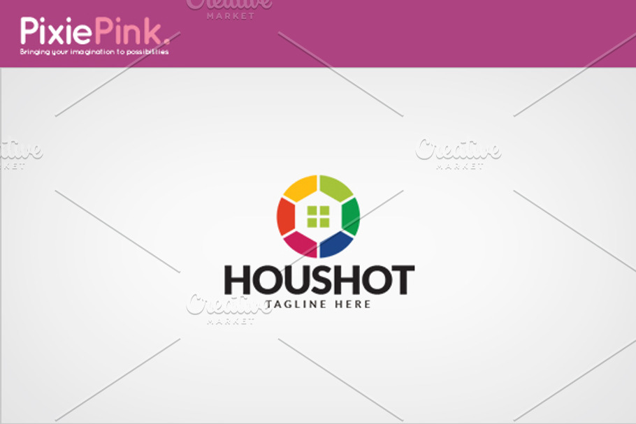 House Shot Logo Template in Logo Templates - product preview 8