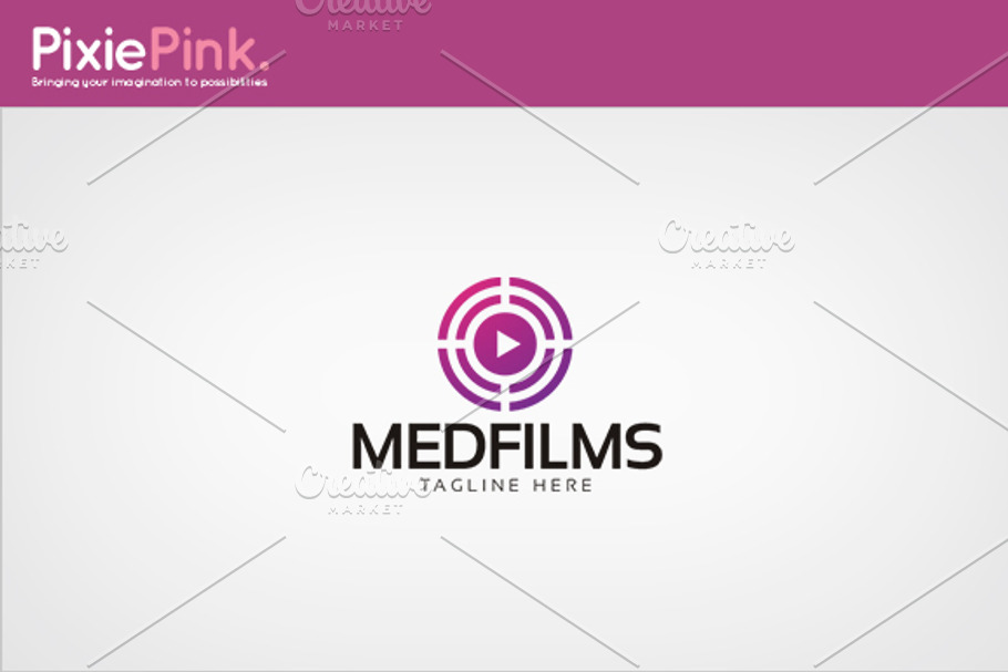 Media Films Logo Template in Logo Templates - product preview 8