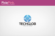 Tech Globe Logo Template