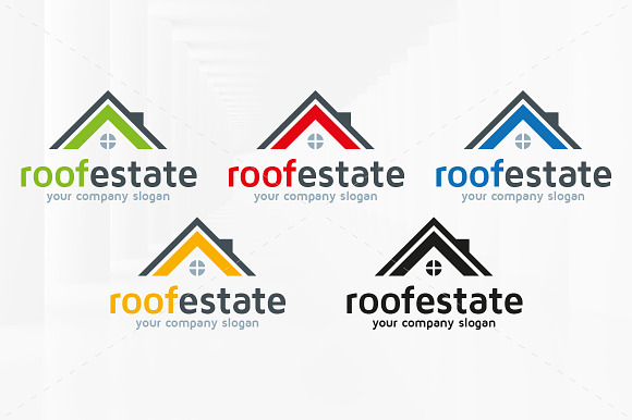 Roof Estate Logo Template in Logo Templates - product preview 1