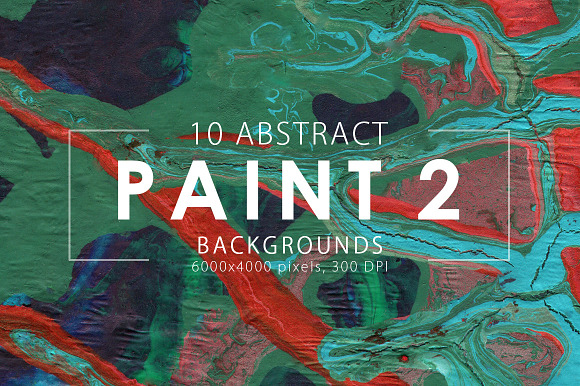 Abstract Paint Backgrounds Vol. 2 in Textures - product preview 3