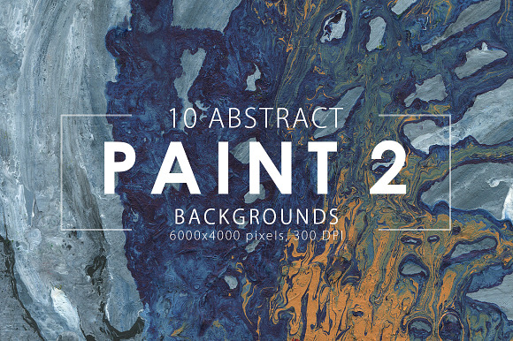 Abstract Paint Backgrounds Vol. 2 in Textures - product preview 4