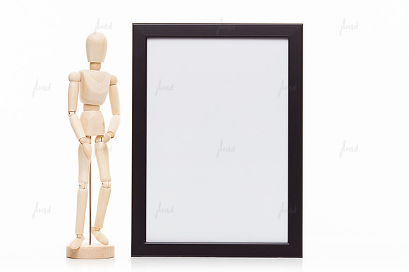 Black styled frame isolated mockup in Print Mockups - product preview 2