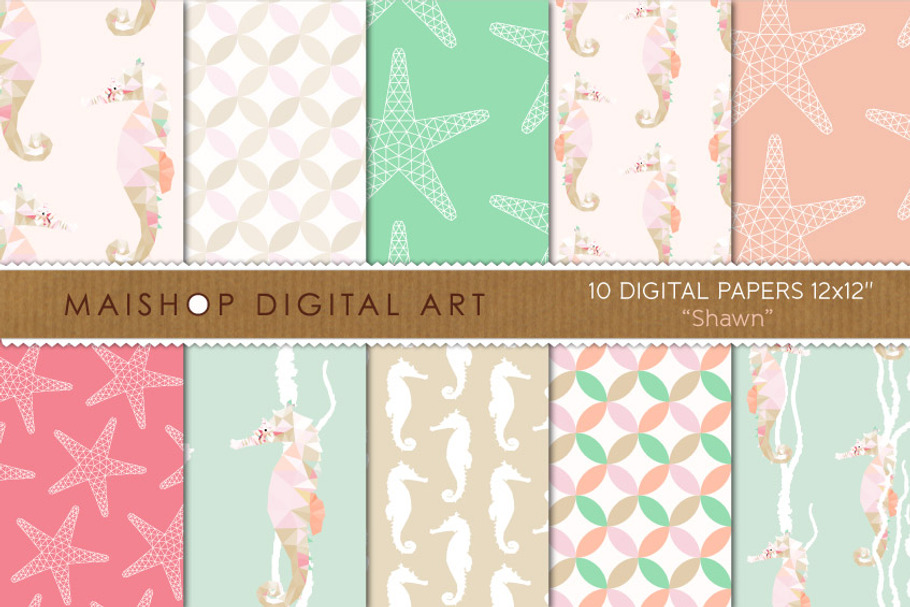 Digital Paper-Shawn in Patterns - product preview 8