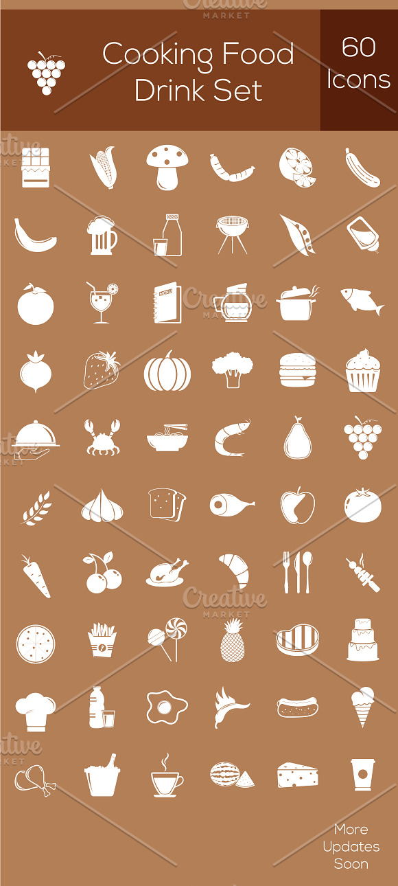600 Glyph Icons Sets Vol - 1 in Graphics - product preview 3