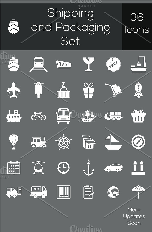 600 Glyph Icons Sets Vol - 1 in Graphics - product preview 9