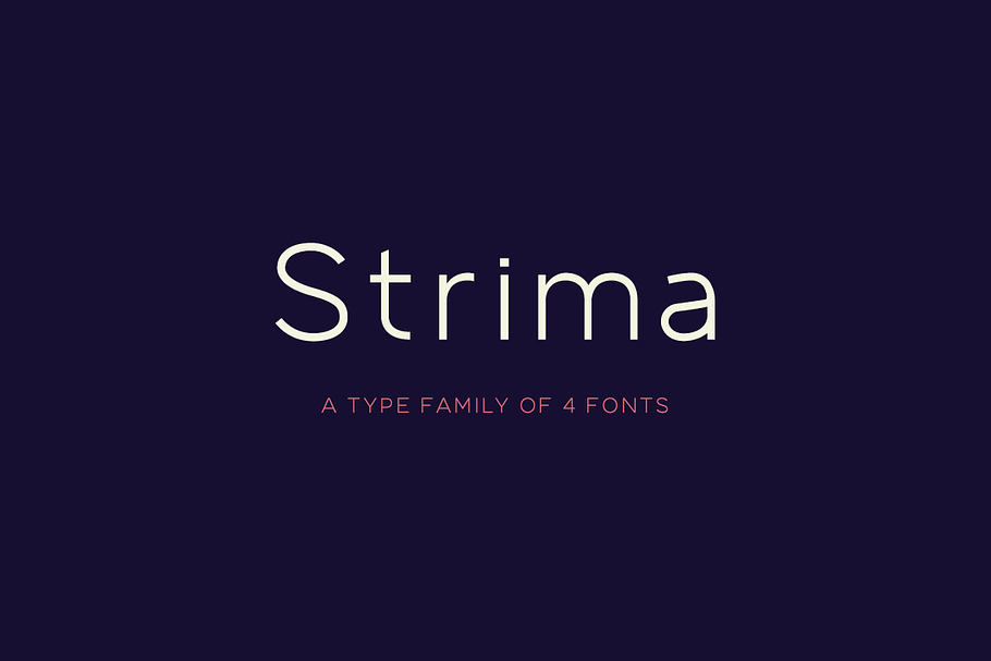 Strima Type Family in Fonts - product preview 8