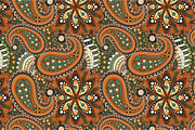 Seamless pattern "Orange flowers"