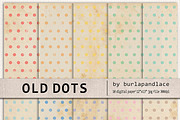 Old paper dots digital paper